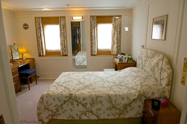 The Honeymoon Suite The bedrooms across the hall were originally occupied by Prince Charles and Princess Anne as children but when Charles and Diana spent their honeymoon onboard the Britannia, his former bedroom was transformed into a honeymoon suite, complete with the yacht’s only double bed.